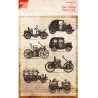 (6410/0386)Clear stamp Retro Cars