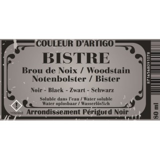 (4233008)Couleurs d'Artigo Bistre Black 80 ml