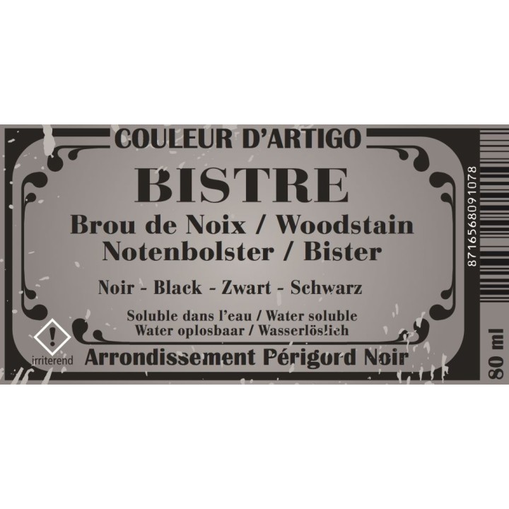 (4233008)Couleurs d'Artigo Bistre Black 80 ml