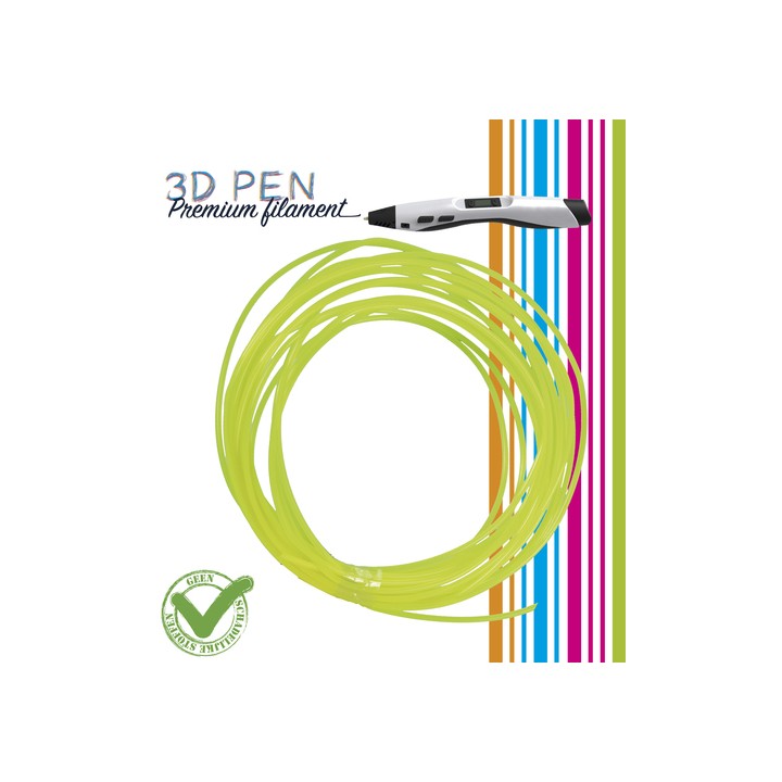 (FIL024)3D Pen filament - 5M - yellow fluor
