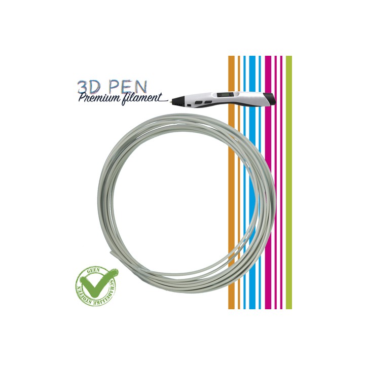 (FIL022)3D Pen filament - 5M - light grey
