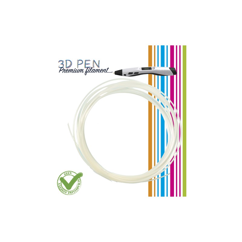 (FIL012)3D Pen filament - 5M - Pearl White