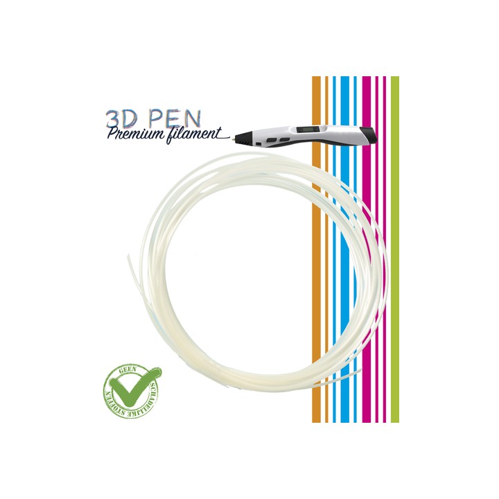 (FIL012)3D Pen filament - 5M - Pearl White