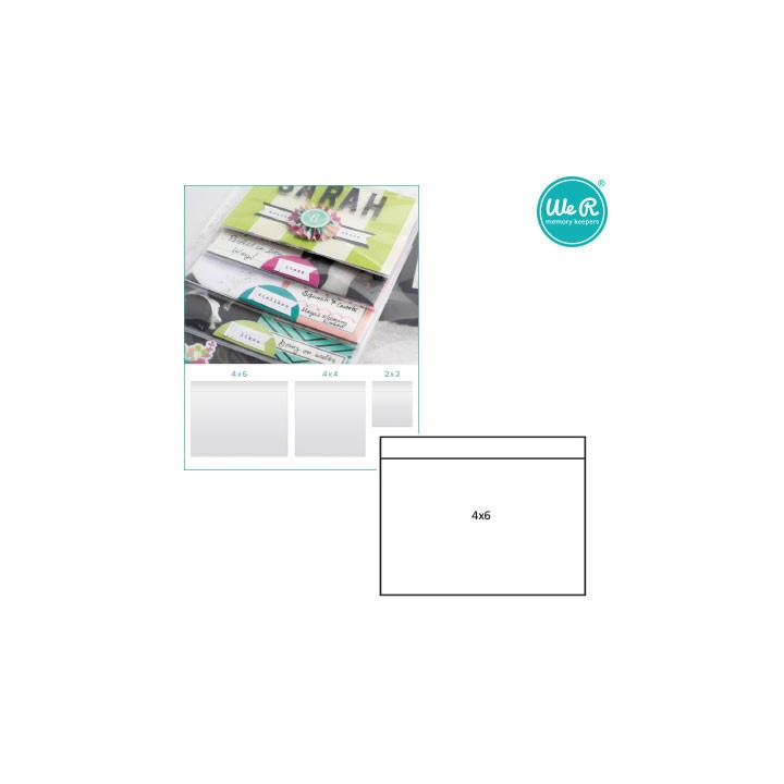 (662569)Memory Keepers waterfall sleeve(10.2 x 15.2cm) x20