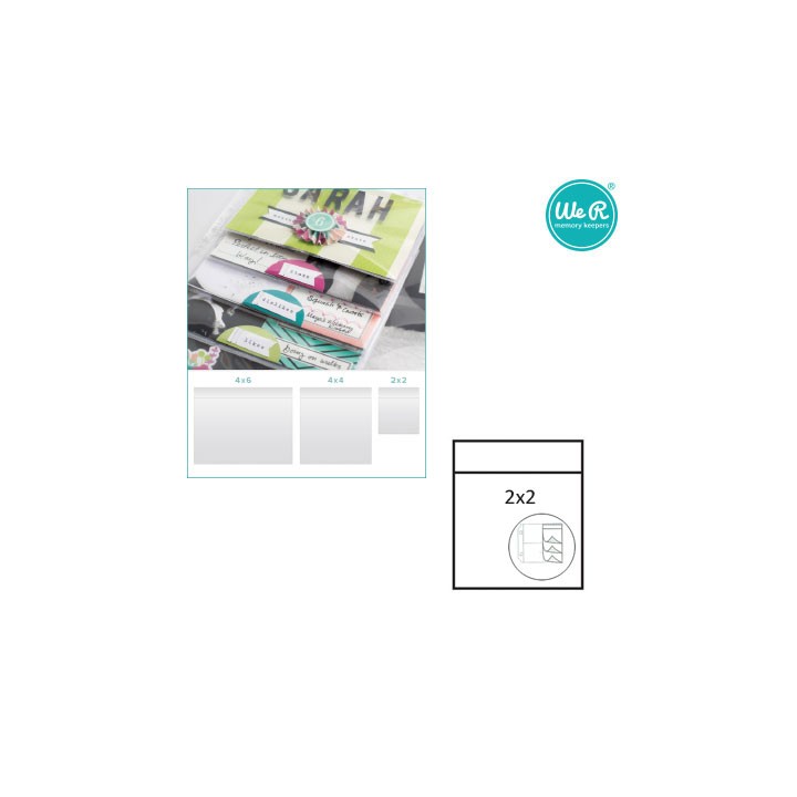 (662571)Memory Keepers waterfall sleeve(5.1X5.1cm) x20