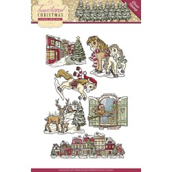 (YCCS10021)Clearstamp - Yvonne Creations - Traditional Christmas