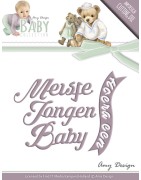 (ADD10055)Die - Amy Design - Baby Collection - Text Die