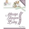 (ADD10055)Die - Amy Design - Baby Collection - Text Die