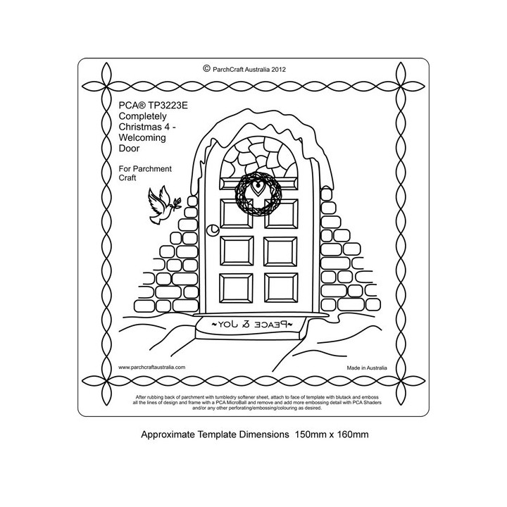 (TP3223E)Completely Christmas 4 Welcoming Door