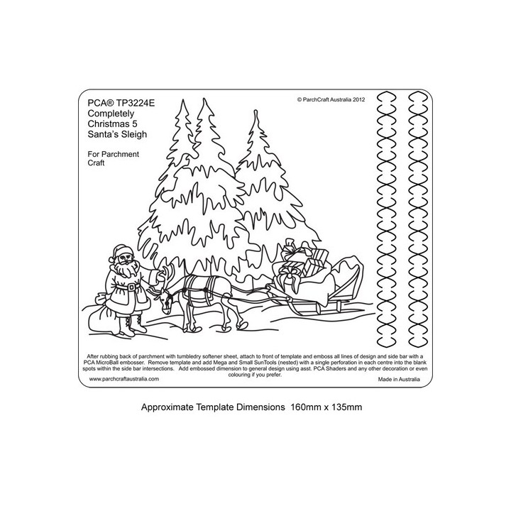 (TP3224E)Completely Christmas 5 Santa's Sleigh