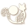 (SD0070)Wild Rose Studio`s Specialty die - Cat and Moon