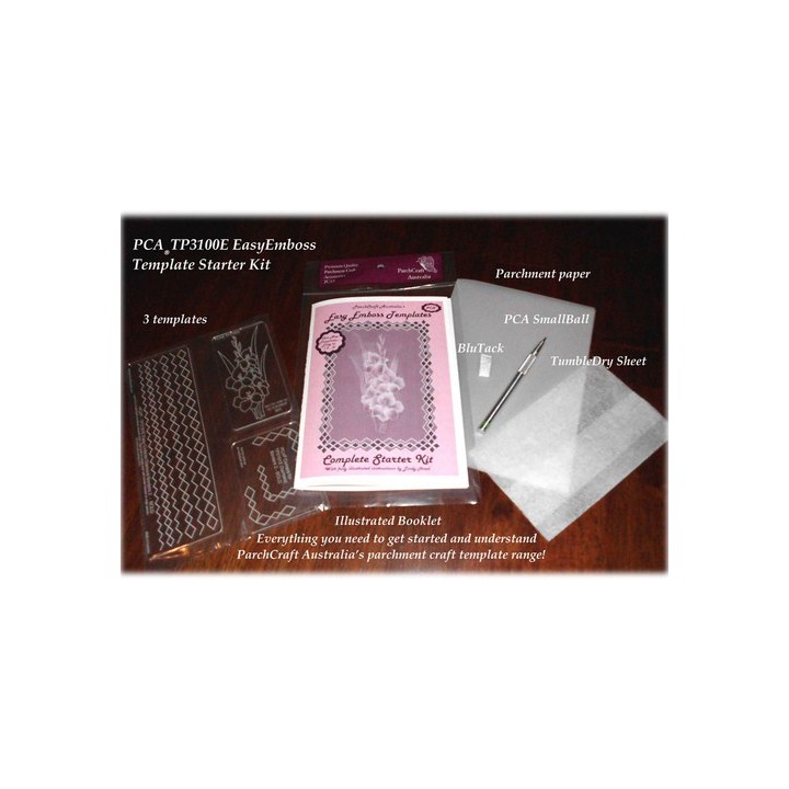 (TP3100E)EMBOSSING Easy Emboss Template Starter Kit 1