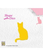 (SD108)Nellie's Shape Dies pussycat