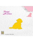(SD109)Nellie's Shape Dies puppydog