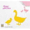 (SD110)Nellie's Shape Dies geese