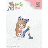 (CSLL002)Nellies Choice Clear Stamp - Lena animal lover