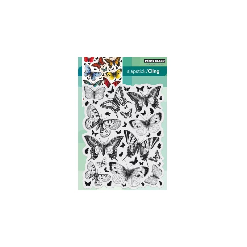 (40442)Penny Black Stamp Butterfly charmer