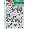 (40-442)Penny Black Stamp Butterfly charmer