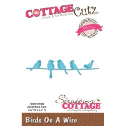 (CCE-409)Scrapping Cottage CottageCutz Birds On A Wire