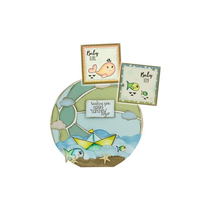 Dies Cut-ies Ocean Babies - Cloud-Stars