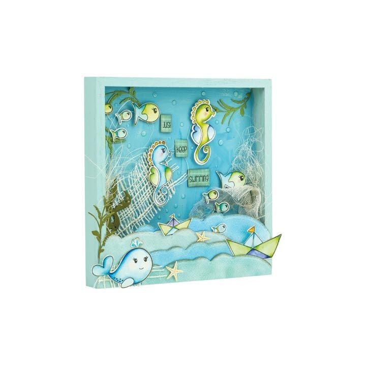 Dies Cut-ies Ocean Babies - Whale-Spray
