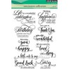 (30-350)Penny Black Stamp clear Sentiment collection
