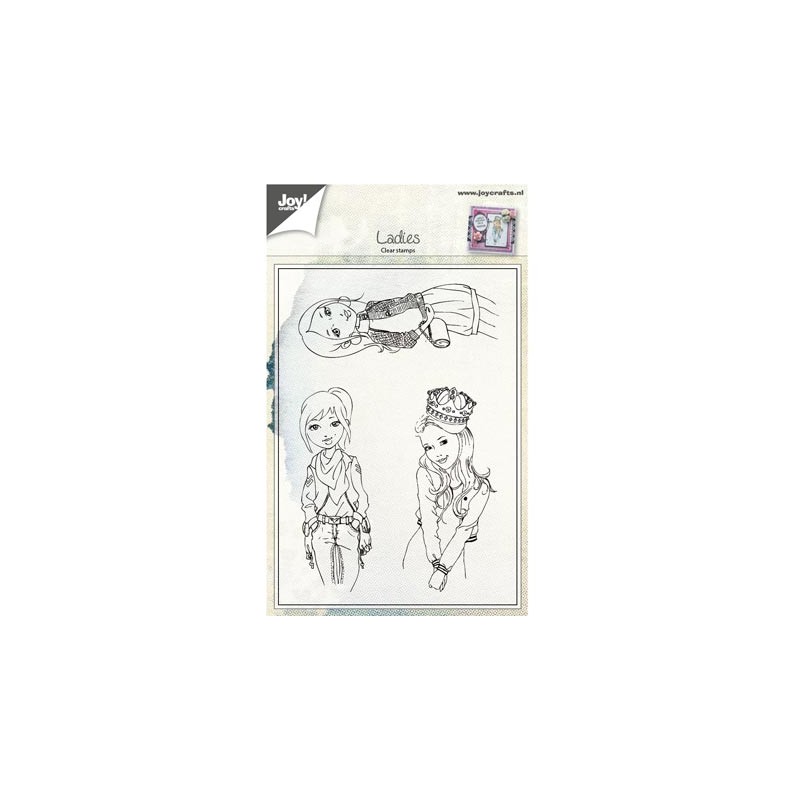 (6410/0416)Clear stamp Ladies