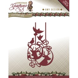 (ADD10069)Die - Amy Design - Christmas Greetings - Reindeer Orna