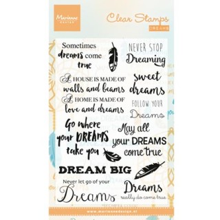 (CS0975)Clear stamp Dreams