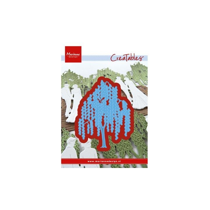 (LR0429)Creatables stencil Weeping Willow
