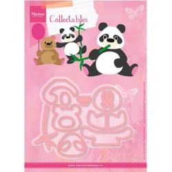 (COL1409)Collectables Eline's Panda & Bear