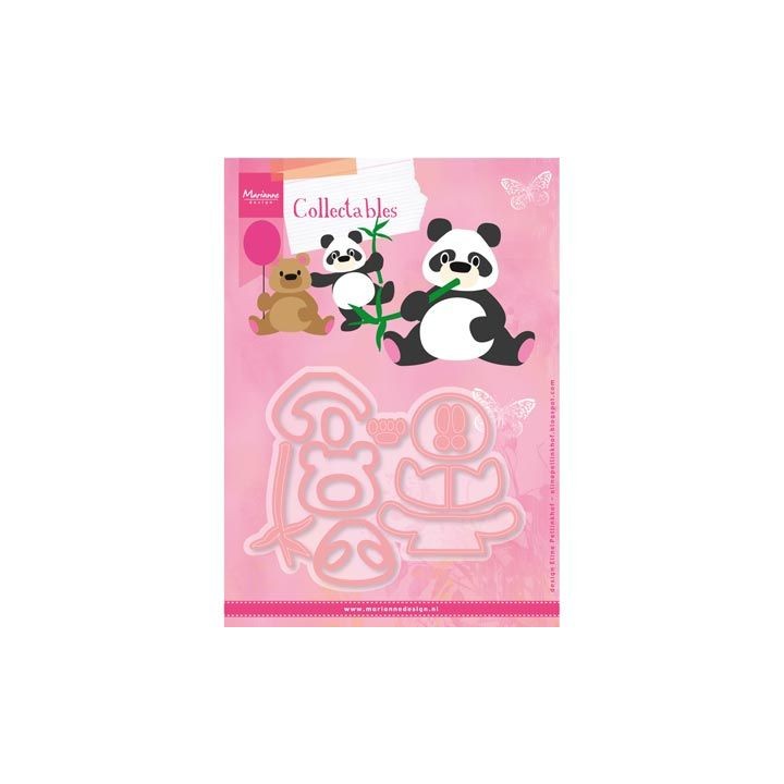 (COL1409)Collectables Eline's Panda & Bear