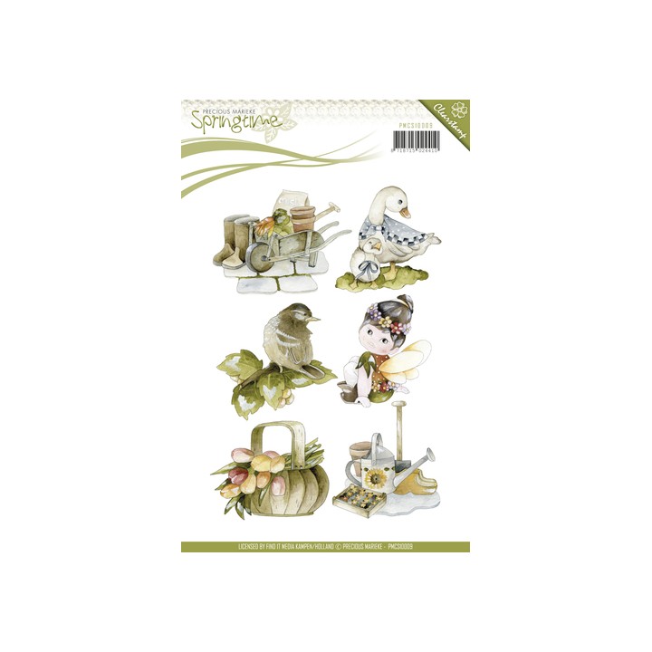 (PMCS10009)Clearstamp - Precious Marieke - Springtime