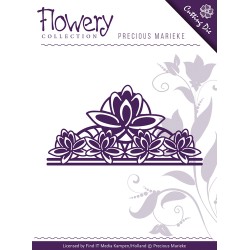 (PM10062)Die - Precious Marieke - Flowery - Fleur-de-Lis Ornamen