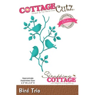 (CCE-411)Scrapping Cottage CottageCutz Bird Trio