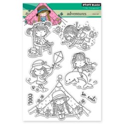 (30-370)Penny Black Stamp clear Adventures