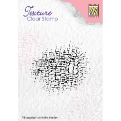 (TXCS004)Nellie's Choice Clear Stamp Texture Vintage
