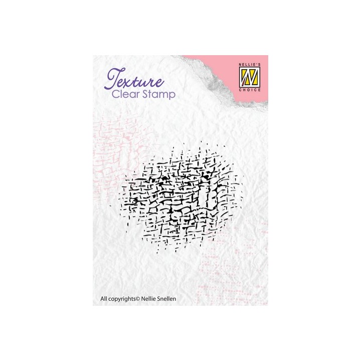 (TXCS004)Nellie's Choice Clear Stamp Texture Vintage