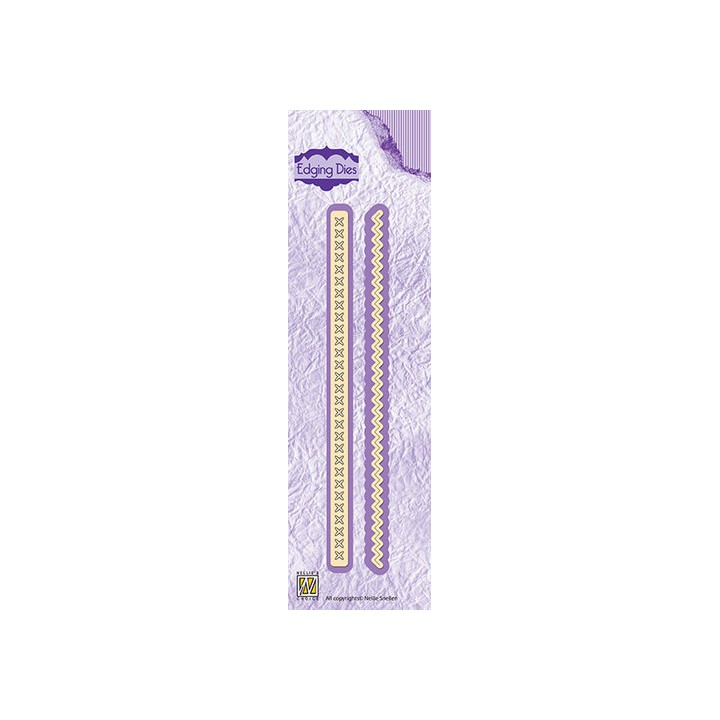 (ED007)Nellie`s Choice Edging Dies Dec.borders set 3