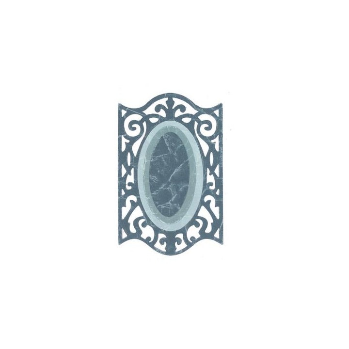 (657557)Framelits Die Frame oval w/ironwork edge