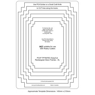 (TP7507EC)PCA® EasyCut Rectangular Deco Frames - XL