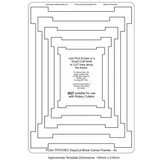 (TP7510EC)PCA® EasyCut Block Corner Frames - XL