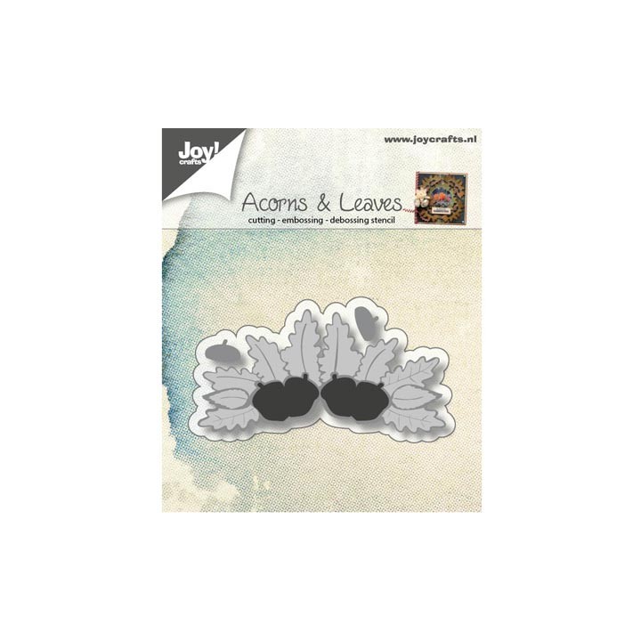 (6002/0545)Cutting & Embossing stencil Acorns & Leaves