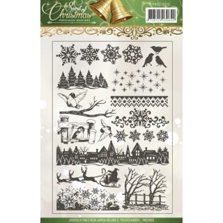(PMCS10012)Clearstamp - Precious Marieke - Spirit of Christmas