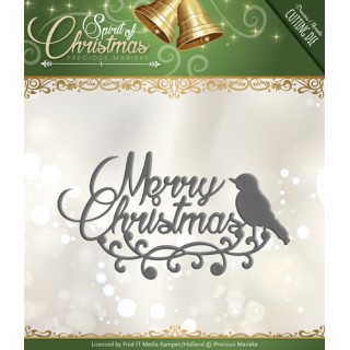 (PM10073)Die - Precious Marieke - Spirit of Christmas - Merry Ch