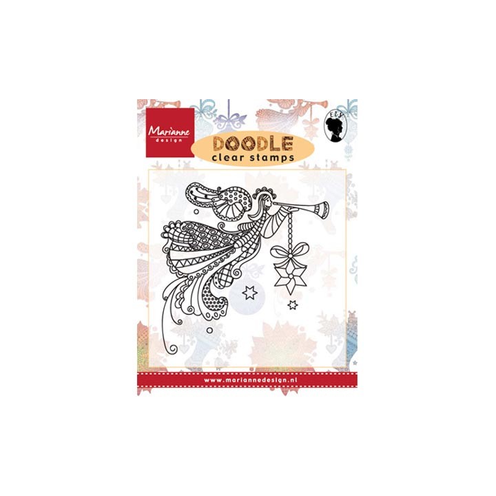 (EWS2220)Clear stamp Doodle Angel