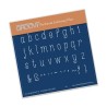 (GRO-WO-40226-01)Groovi Hand Drawn Alphabet Lower Case A6 Plate