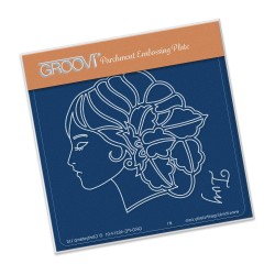 (GRO-PE-40314-01)Groovi Ivy Cameo A6 Plate