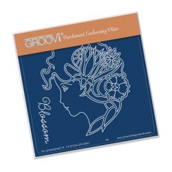 (GRO-PE-40315-01)Groovi Blossom Cameo A6 Plate