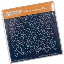 (GRO-PA-40136-01)Groovi Heart A6 Plate